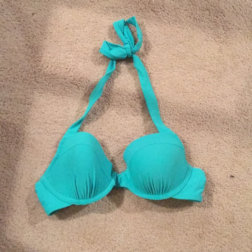 American Eagle/Aerie bright turquoise bikini top